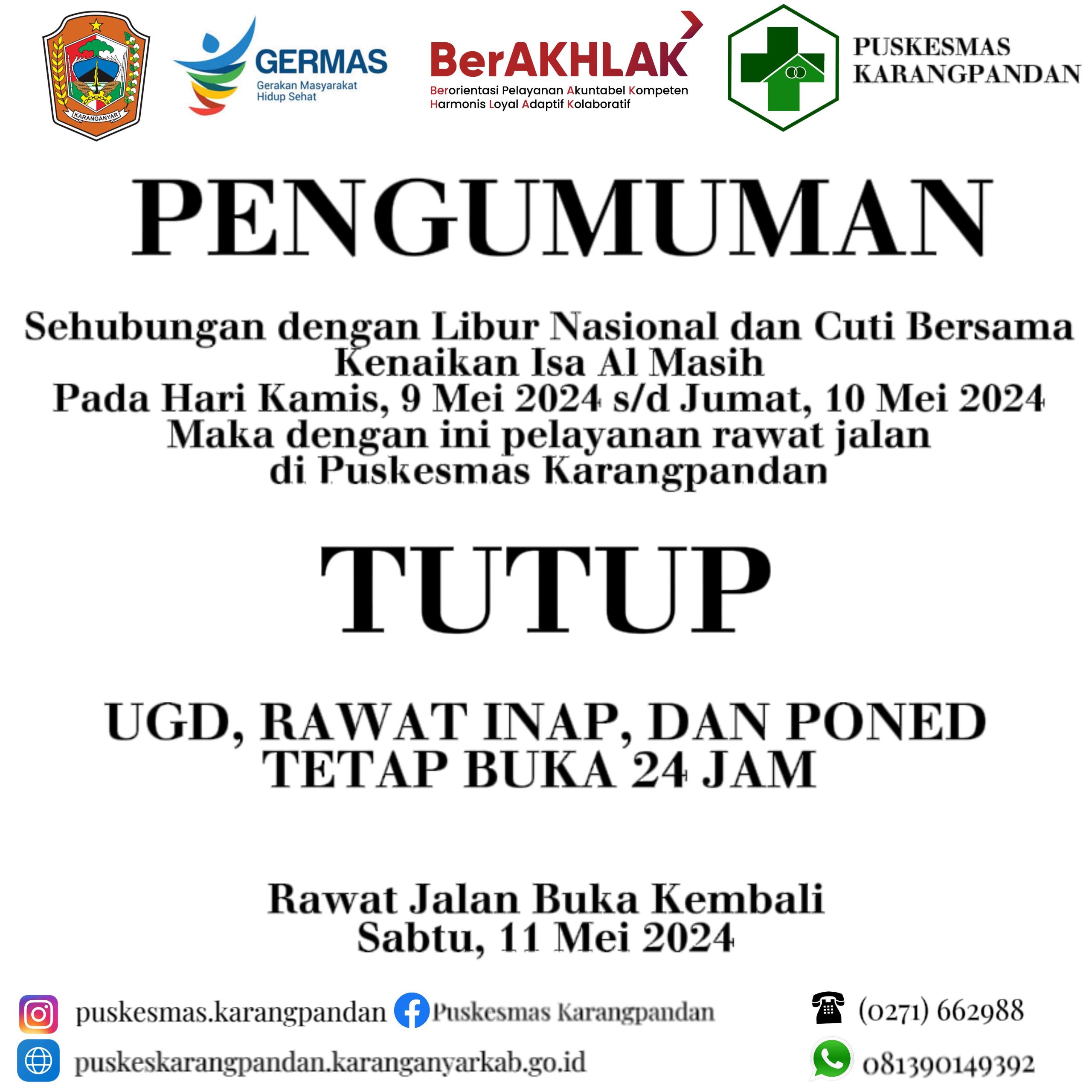 PENGUMUMAN