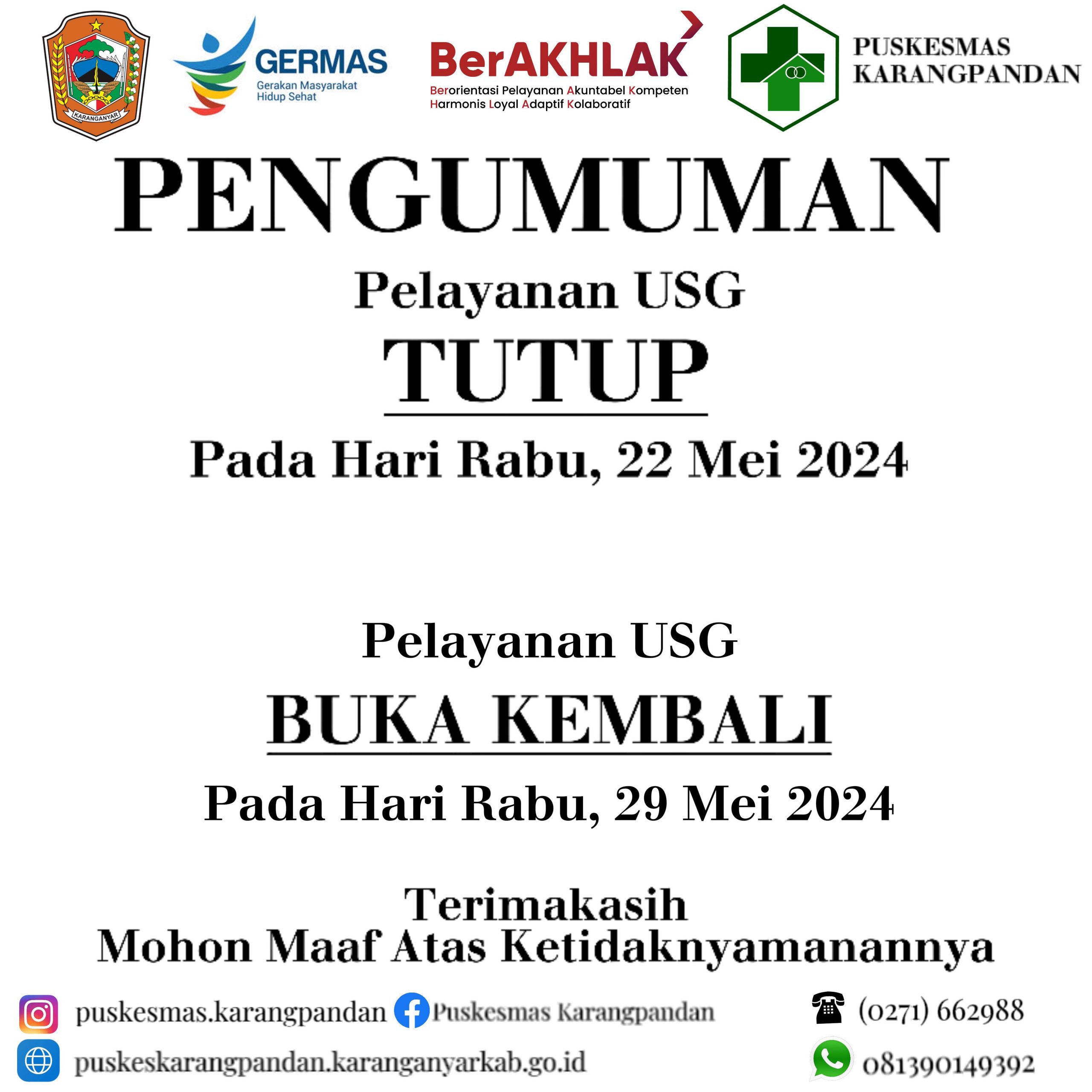 PENGUMUMAN