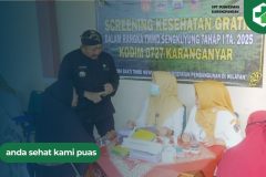 SCREENING KESEHATAN GRATIS dalam rangka TMMD SENGKUYUNG TAHAP I TA.2025 KODIM 0727/KARANGANYAR